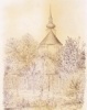 Bulova kresba lukovského kostela